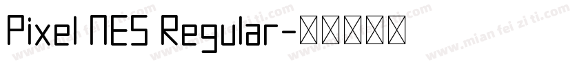 Pixel NES Regular字体转换